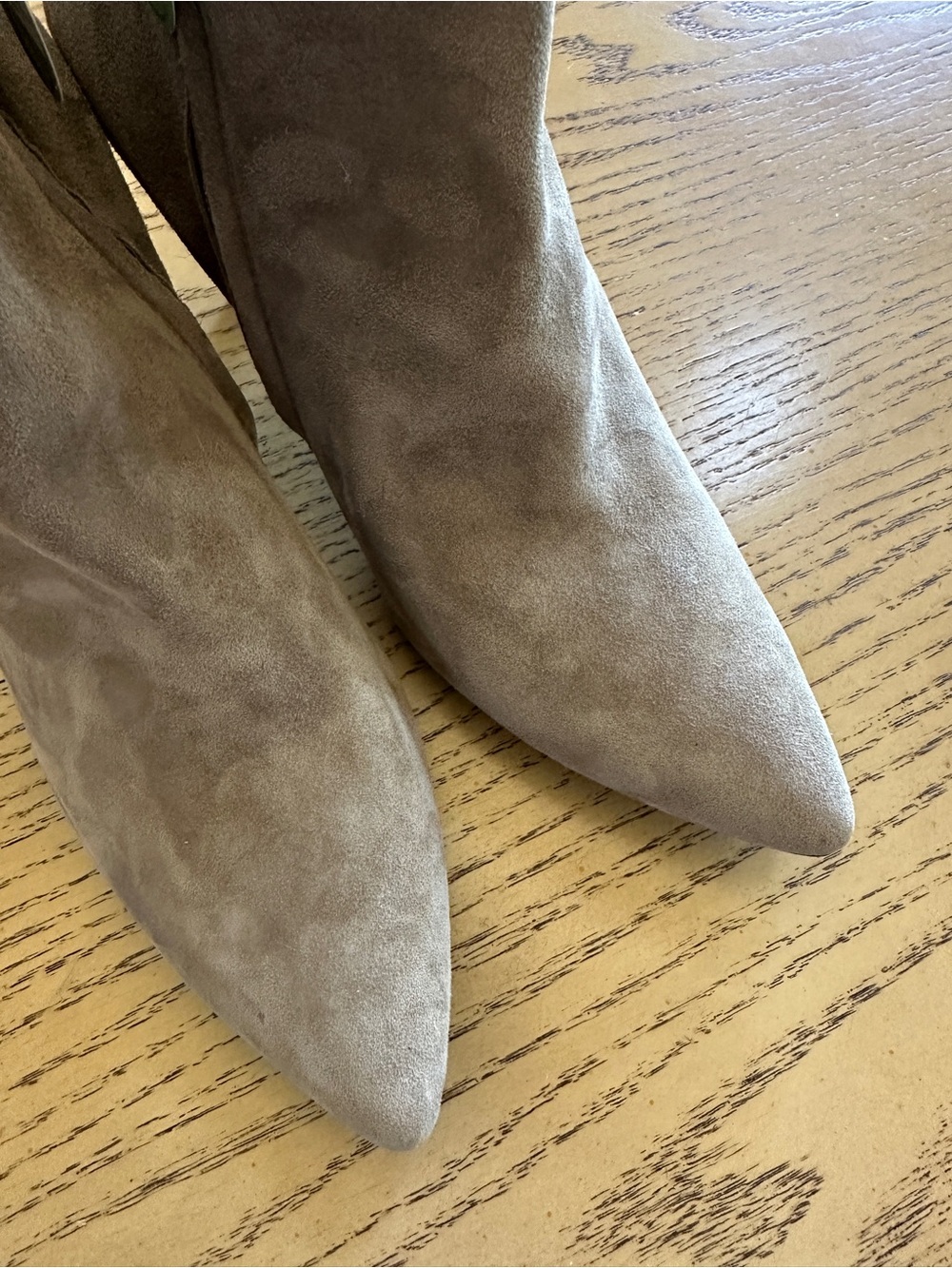 Paul Green Genuine Leather Kitten Heel Bootie, Sz PG 5= US 7.5,New, Gray - Picture 3 of 7